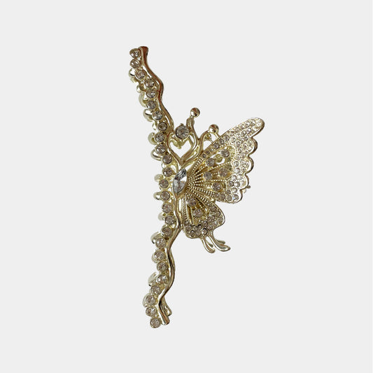 Handcrafted Rhinestone Butterfly Metal Claw Clip【varieties】